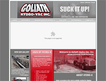 Tablet Screenshot of goliathvac.com